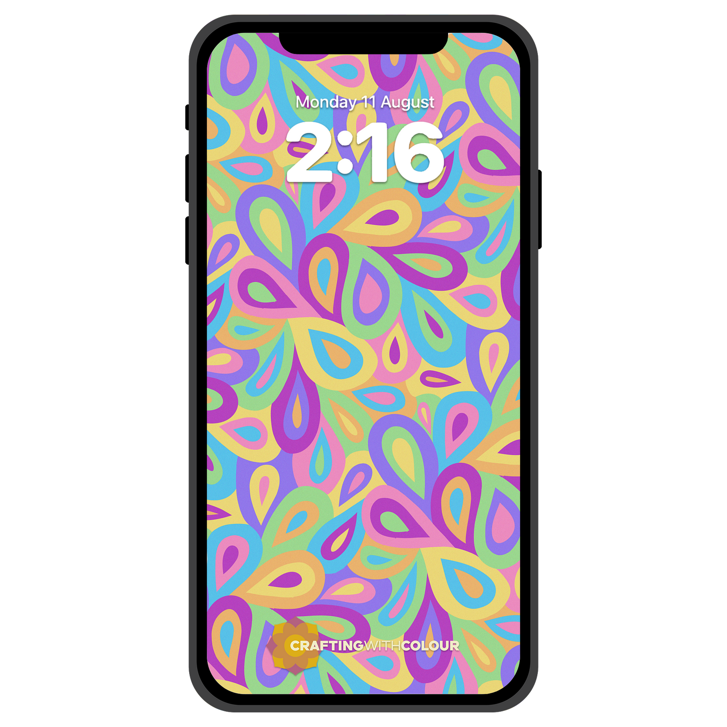 Phone Wallpaper - Colour Drops