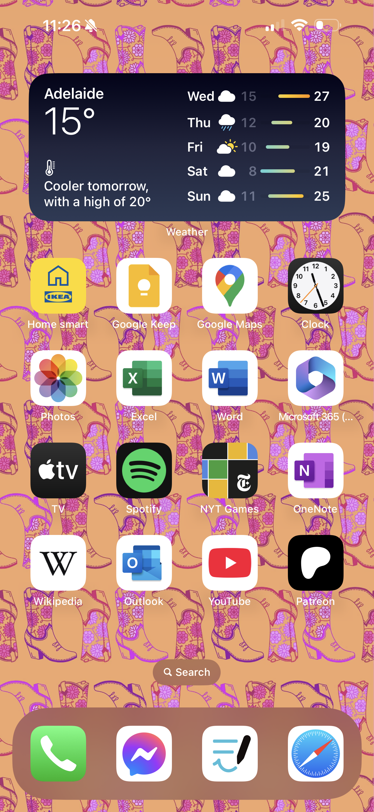Cowboy Boots Phone Wallpaper