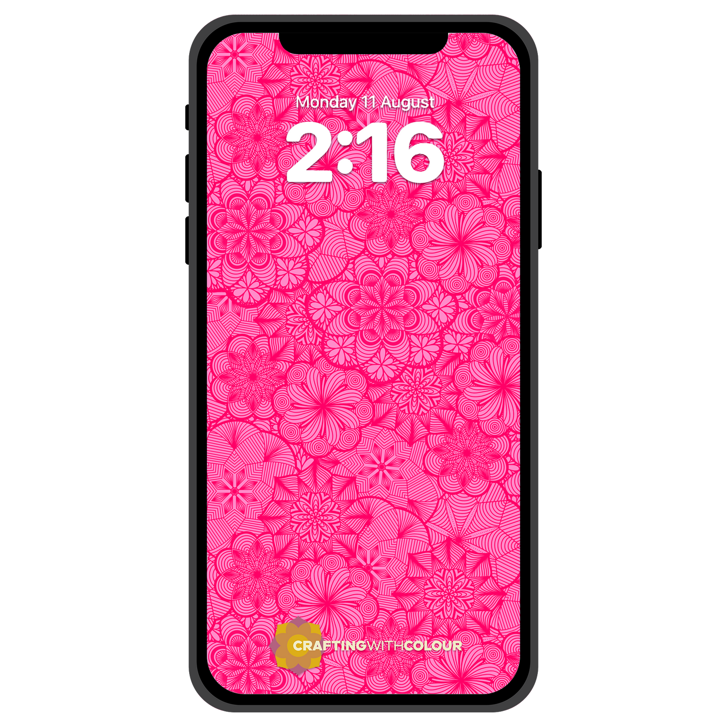 Phone Wallpaper - Rosy Mandala