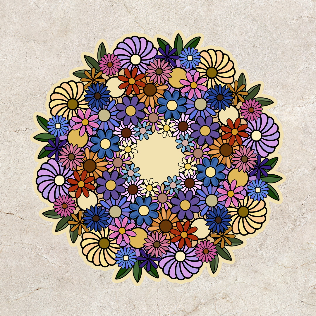 Floral Sticker