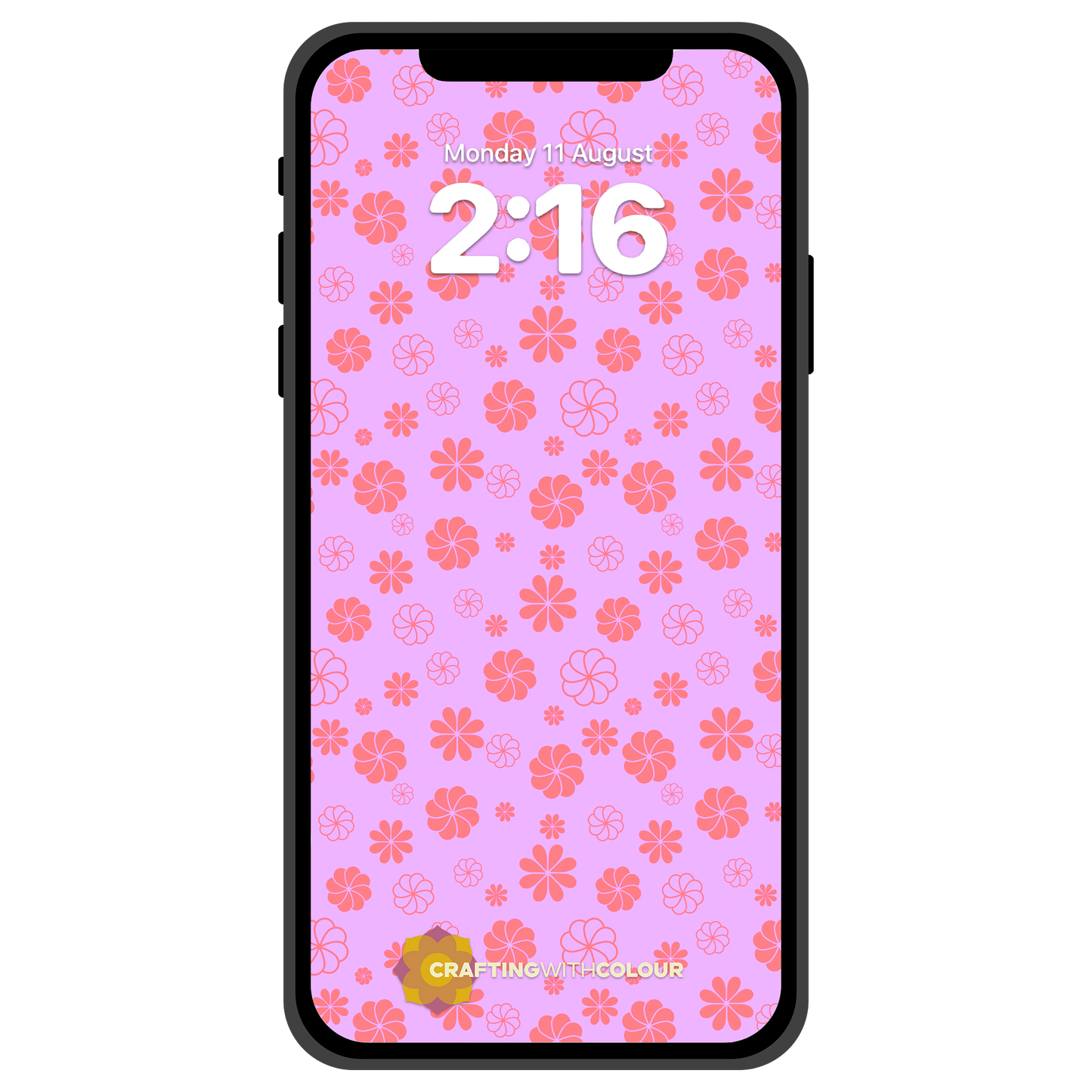 Phone Wallpaper - Warm Petals