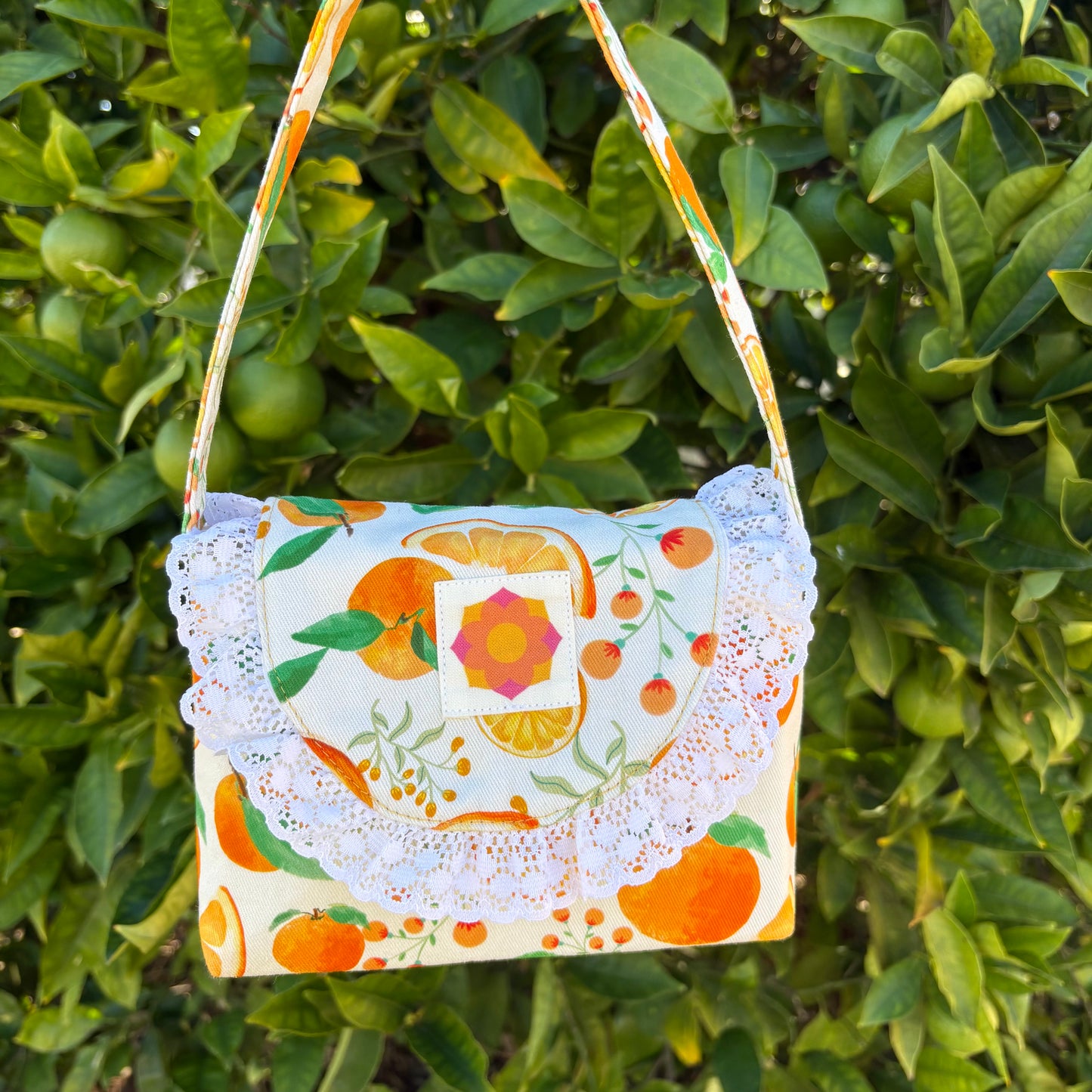 The Gigi Mini Handbag: Oranges [1]