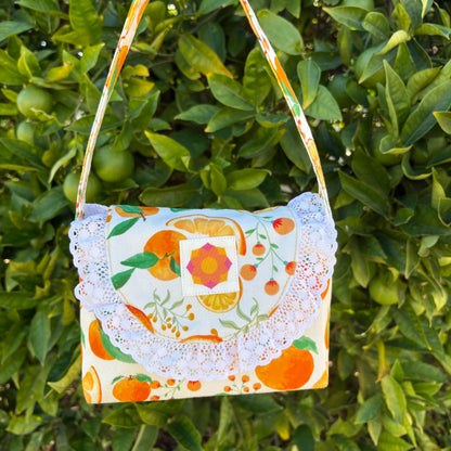 The Gigi Mini Handbag: Oranges [1]