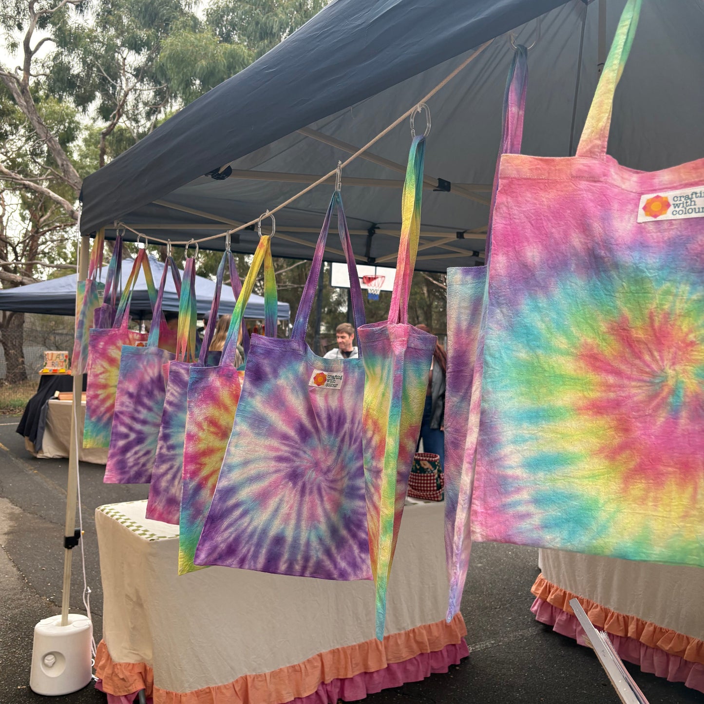 Tie Dye Tote Bags