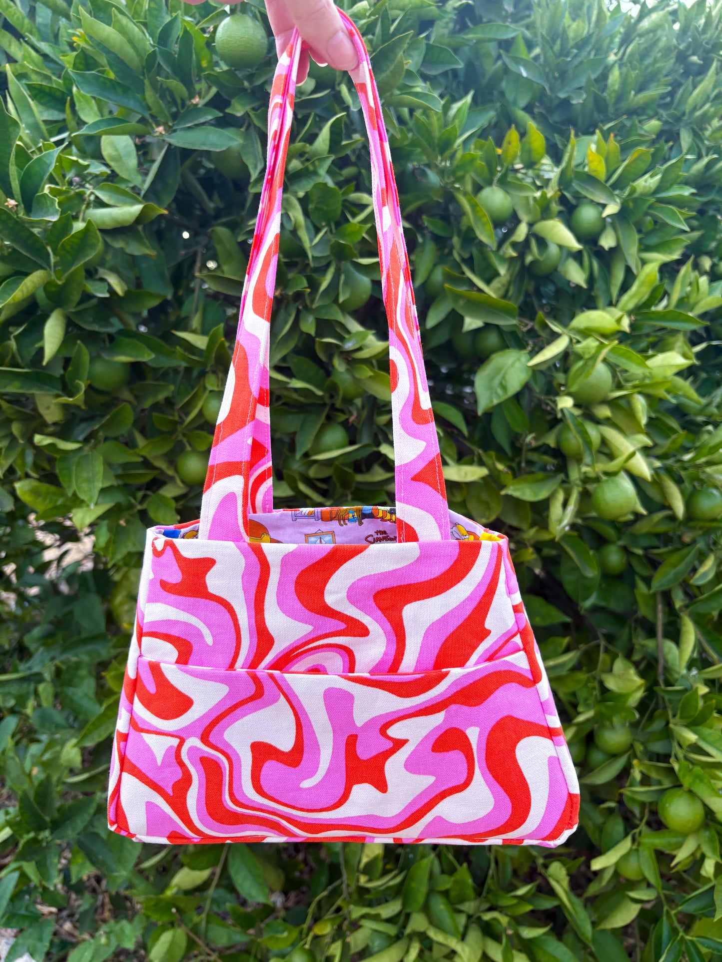 Reversible Bag: Groovy Simpsons