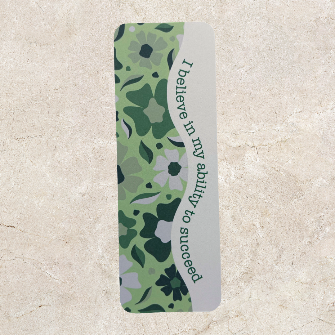 Affirmation Bookmark - Garden Blossom
