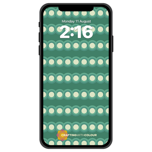 Phone Wallpaper - Emerald Flow