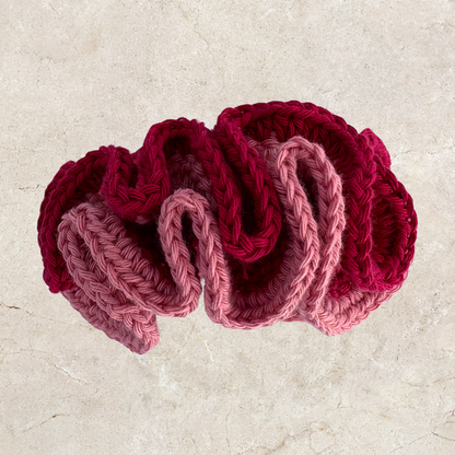 Layered Crochet Scrunchie