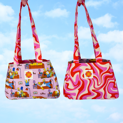 Reversible Bag: Groovy Simpsons