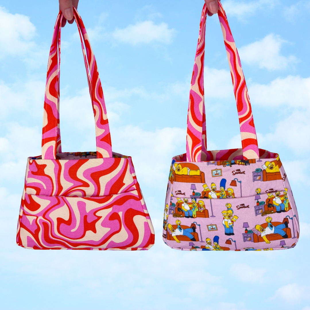 Reversible Bag: Groovy Simpsons