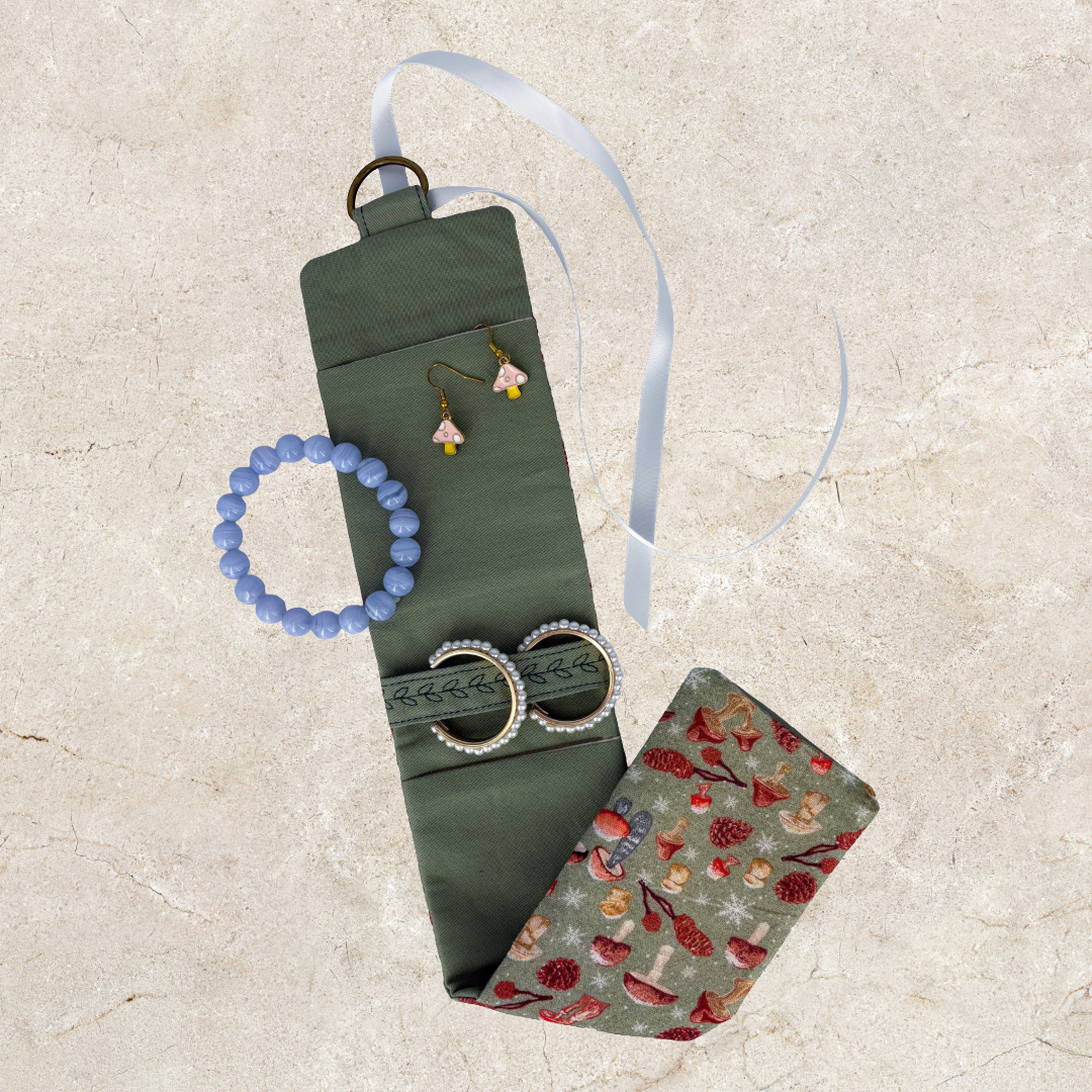 Jewellery Travel Organiser - Mushroom