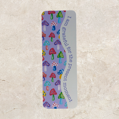 Affirmation Bookmark - Purple Mushroom