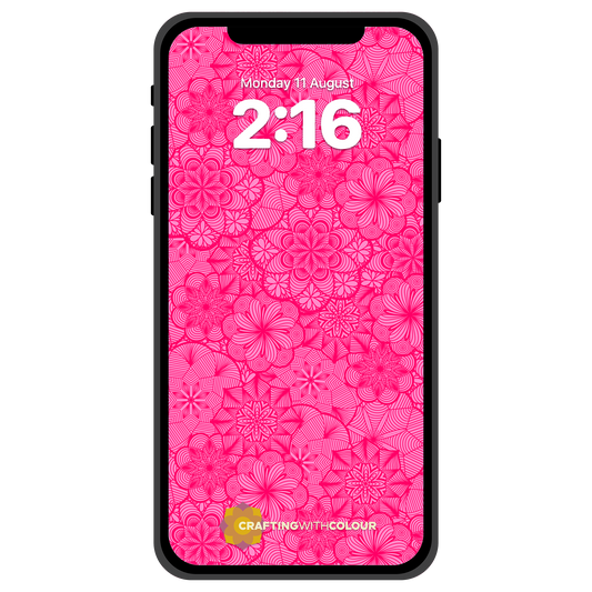 Phone Wallpaper - Rosy Mandala