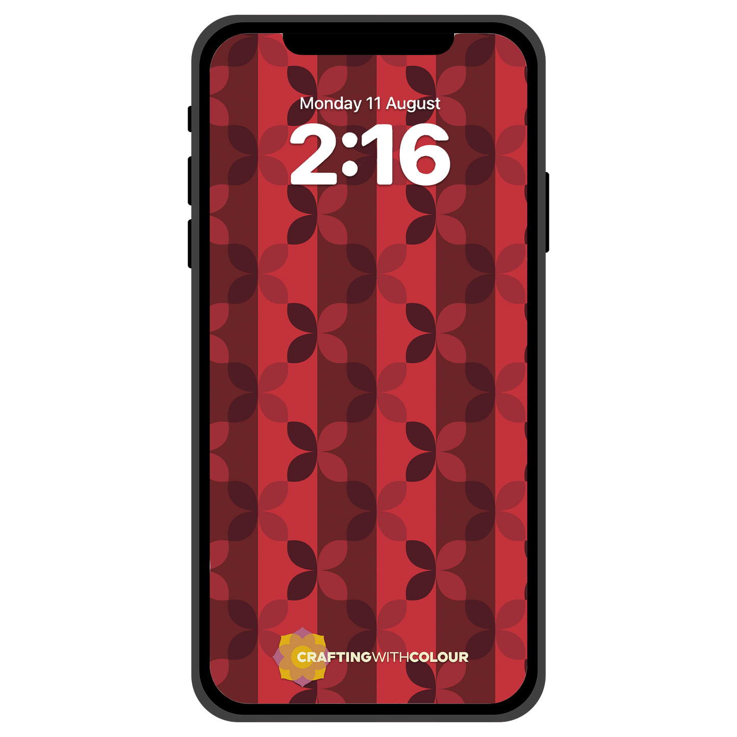 Phone Wallpaper - Scarlet Petals