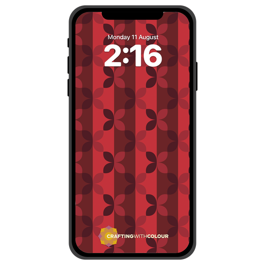 Phone Wallpaper - Scarlet Petals