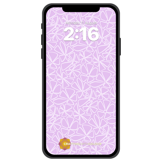 Phone Wallpaper - Subtle Florals