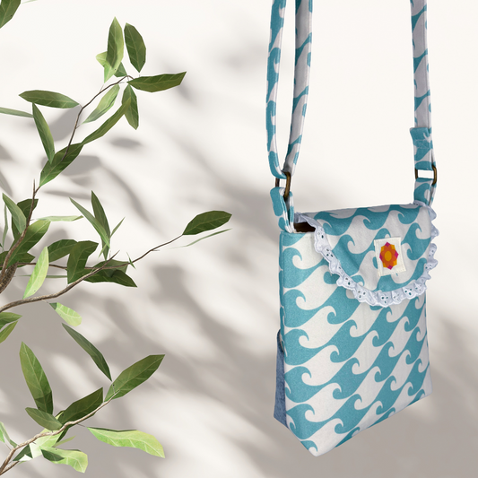 The Rory Shoulder Bag: Waves [1]