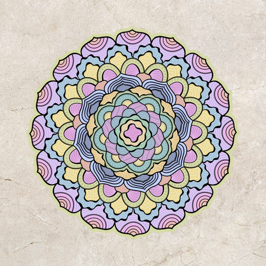 Rainbow Mandala Sticker