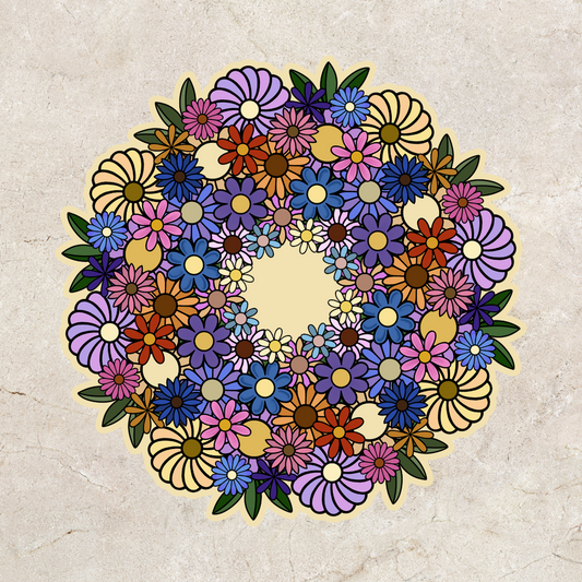Floral Sticker