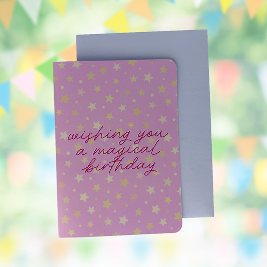'Wishing you a magical birthday' Card