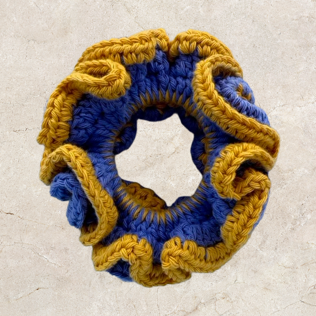 Layered Crochet Scrunchie