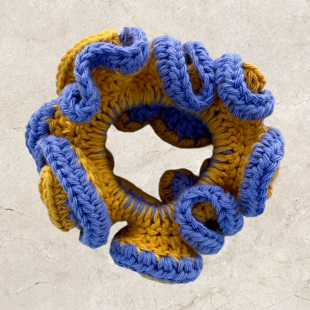 Layered Crochet Scrunchie